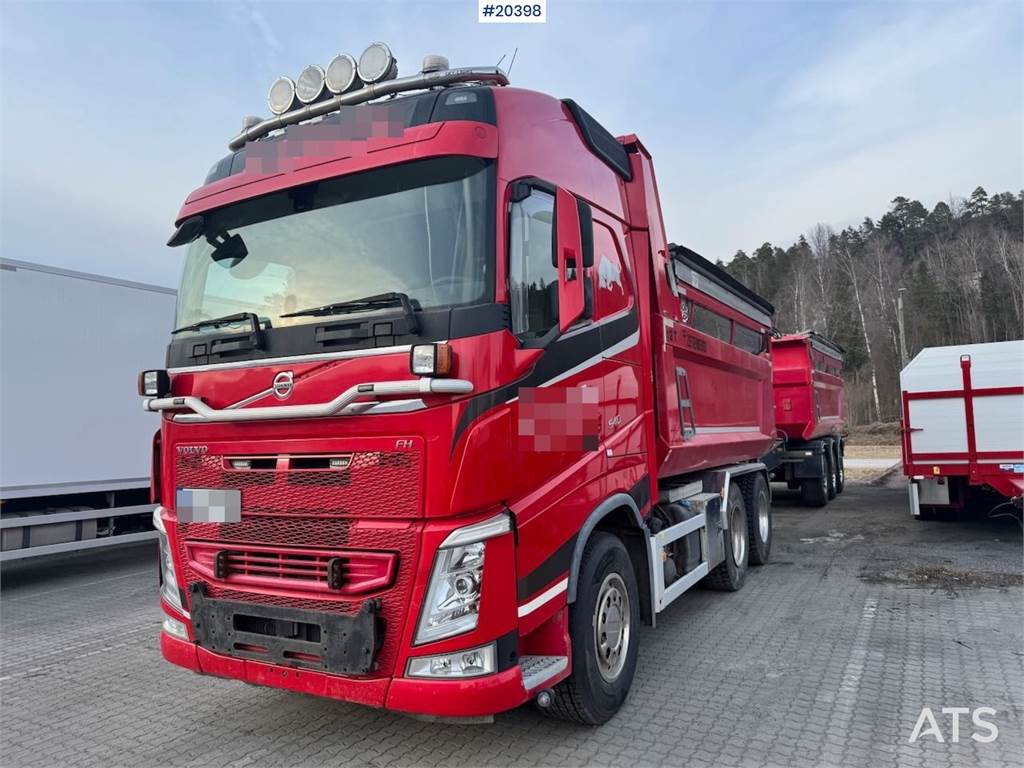 Volvo Fh 540 6x4 brøyterigget Tippbil m/ Norslep Trippel image