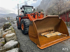 Hitachi zw370-6 wheel loader w/ scale, printer & bucket