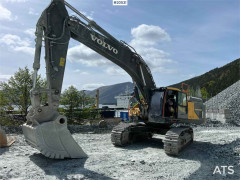 Volvo EC480 E excavator w/ cleaning bucket. WATCH VIDEO