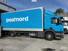 Scania P280 4x2 Box truck w/ lift and full side opening. 