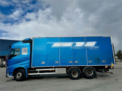 Volvo Fh540 6x2 box truck w/ full side opening and lift.
