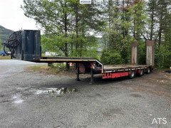 Maur Bilpåbygg 3 axle Machine semi with/ Forced steering and 4.5 