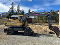 Åkerman EW130 wheel digger w/ 3 buckets. WATCH VIDEO.