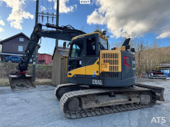 Volvo ECR145DL Tracked excavator w/ Rototilt and 2 bucke