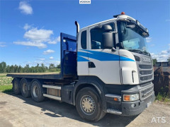 Scania R480 8x4 Hook truck.