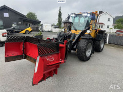 Willie 655 with folding plow, snow bucket, and gra