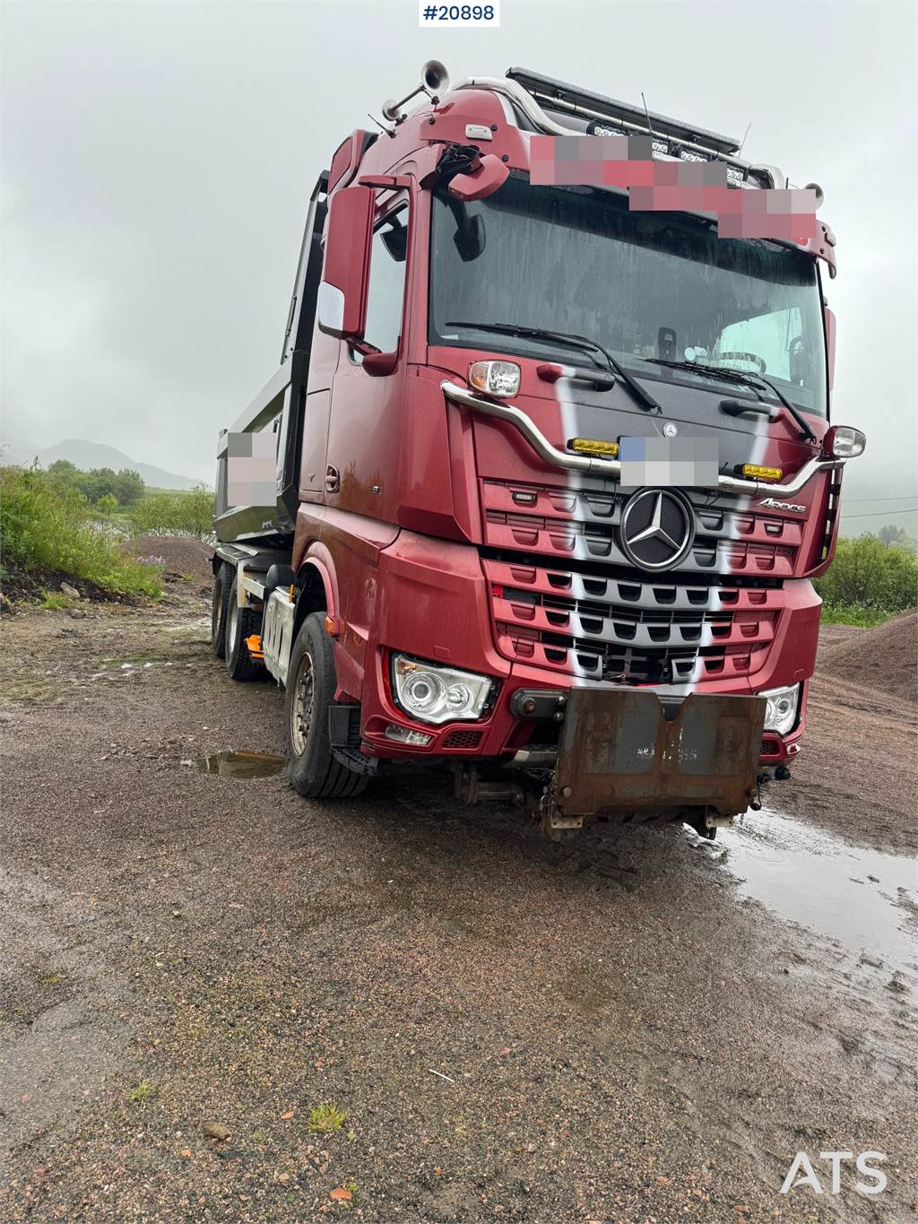 Mercedes-Benz Arocs 2858 6x4 komplett brøyterigget m/underliggen image