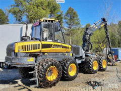Ponsse Ergo 8W harvester w/ H6 harvesting unit, tracks an