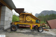 Svedala P 7550-125 jaw crusher w / electric motor and new 