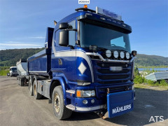 Scania R580 Plow Rigged Asphalt Truck w/ Dumper Box, Asph