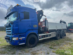 Scania R480 6x2 w/ 23.5 t/m palfinger crane and grab. WAT