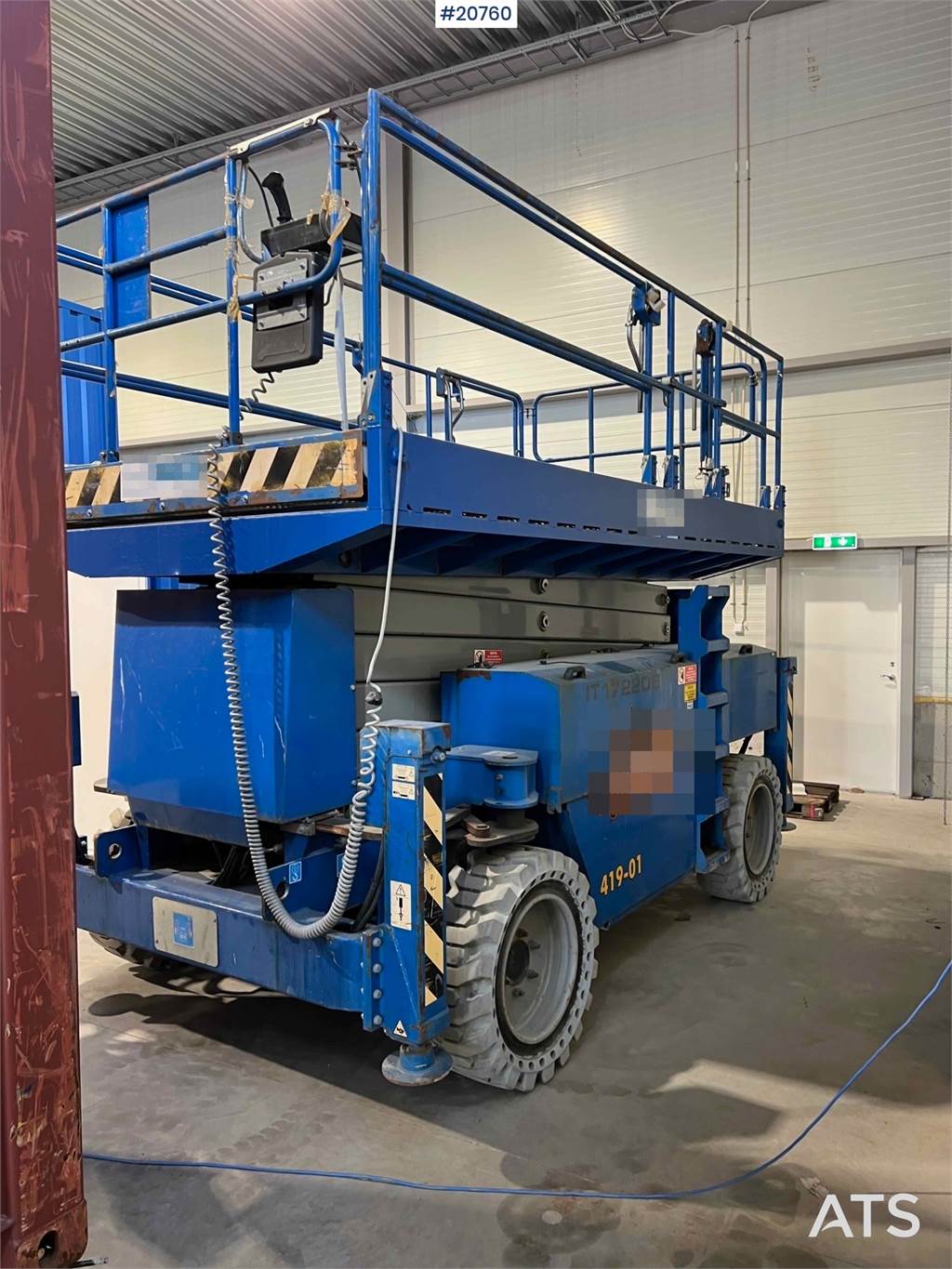 Imer IT17220 Electric scissor lift comes with new annua