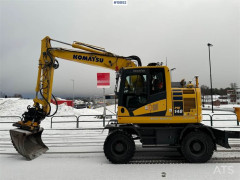 Komatsu PW148-11 Wheeled excavator w/ bucket, tilt and GPS