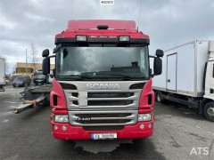 Scania P440 3 axle container truck w/lift. WATCH VIDEO.