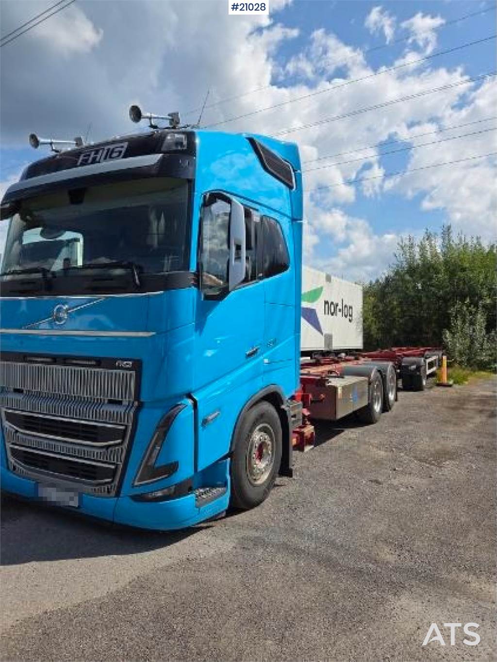 Volvo FH650 6x2 Container truck. image