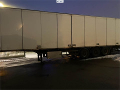 Schmitz Cargobull box semi w/ full side opening.