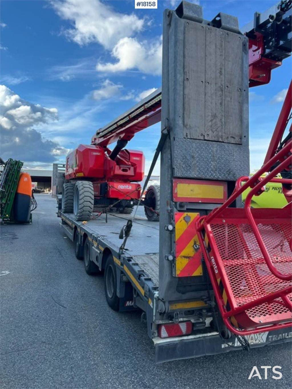 MAX Trailer Machine semi w/ widening and hydraulic bridges. image