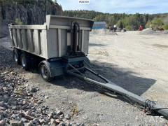 Maur car body 3 axle tow trailer
