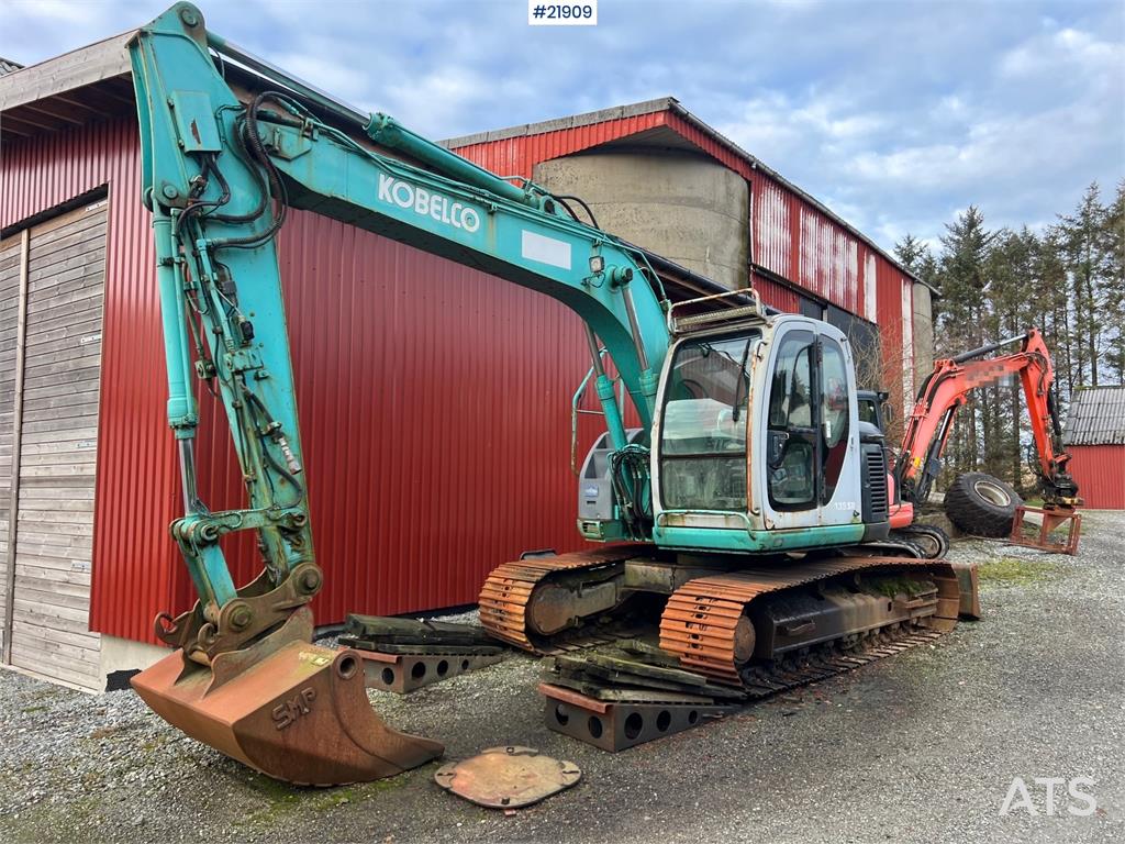 Kobelco sk135SRLC w/ sanding bucket and digging bucket 1999 21909