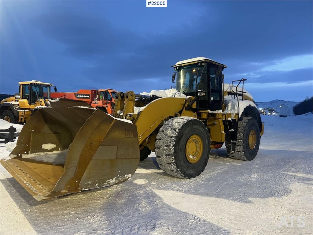 CAT 980M wheel loader w/ bucket. WATCH VIDEO. 2016 22005