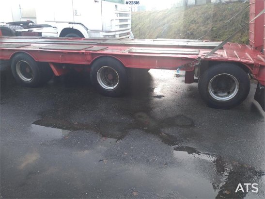 Vang SLHS machine trailer with hydraulic ramps VANG SLHS machine trailer with hydraulic ramps 1983 2 Lowloader trailers im...