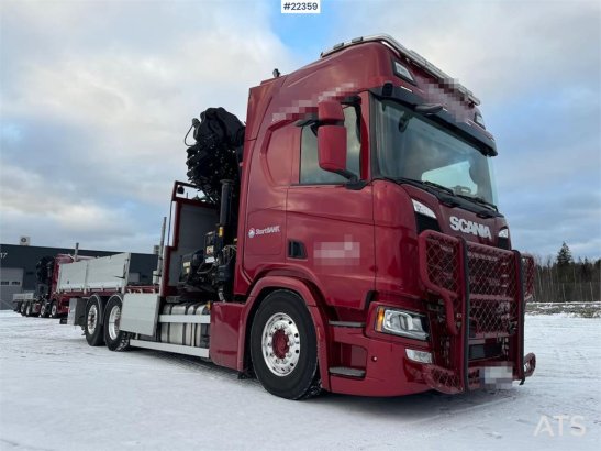 Scania R500 6x2 crane truck w/ 47 t/m Hiab crane with jib R500 6x2 crane truck w/ 47 t/m Hiab crane with jib 2019 2 Crane ...