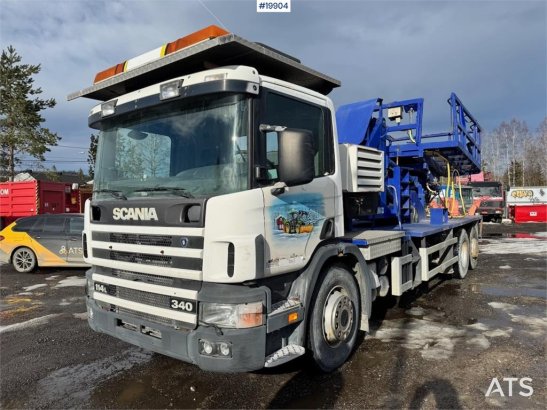 Scania P114 Lift truck w/ Compressor and 8 meter Lift. P114 Lift truck w/ Compressor and 8 meter Lift. 1997 2 image 16