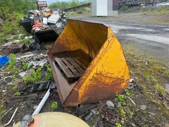 Hjullasterskuffe som har stått på en Hanomag 44C Hjullasterskuffe som har stått på en Hanomag 44C 2 image 7