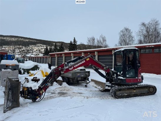 Yanmar Vio57-6B crawler excavator with tilt, grapple and 844 2022 2 Crawler Excavators image 16