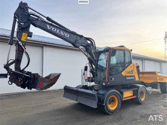 Volvo EWR130 Wheel Excavator w/ Rototilt and 2 buckets. EWR130 Wheel Excavator w/ Rototilt and 2 buckets. 2024 2 Crawler E...
