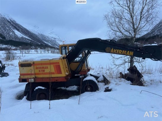 Åkerman H7M wheeled excavator with bucket H7M wheeled excavator with bucket 1991 2 Wheeled Excavators image 31