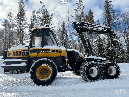 Ponsse Ergo Harvester with H7 Head and Ilsbo Brush Cutter Ponsse Ergo Harvester with H7 Head and Ilsbo Brush Cutter 2009 2...