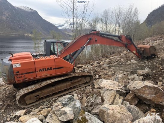 Atlas 260 LC Crawler Excavator with digging bucket 260 LC Crawler Excavator with digging bucket 2011 2 Crawler Excavators ...