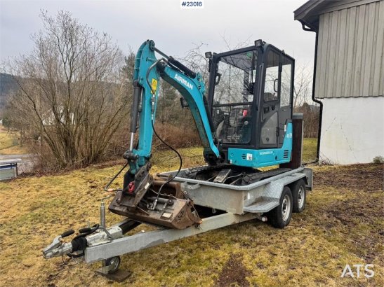 Airman AX19-6A mini excavator with 2 buckets and 2014 mac AX19-6A mini excavator with 2 buckets and 2014 mac 2018 2 image 16