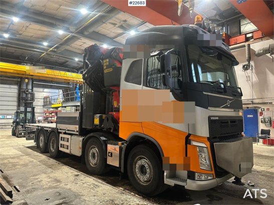 Volvo FH 500 8x2 crane with 78t/m Palfinger 78002 SH cra 3292 2018 2 Crane trucks image 61