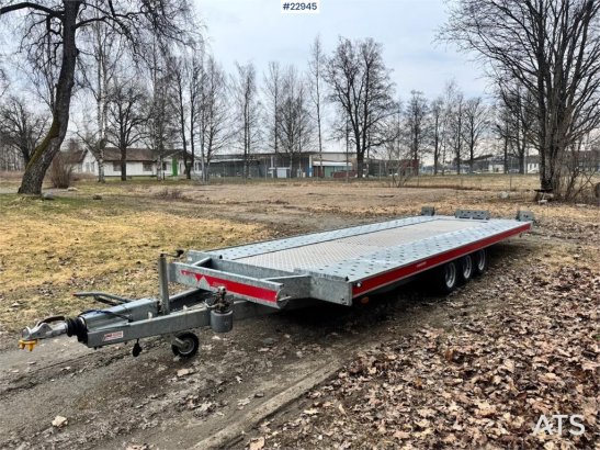 Temared Tellus trailer with tipper – 3 axles temared Tellus trailer with tipper – 3 axles 2020 2 Flatbed open trailers ima...