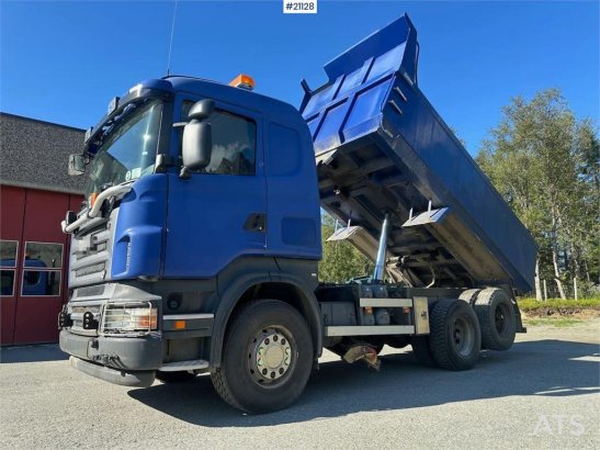 Scania R500 6x2 snow rigged tipper truck w/ plate and und R500 6x2 snow rigged tipper truck w/ plate and und 2006 2 Tipper...