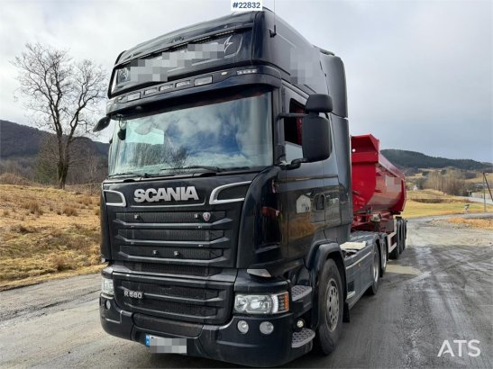Scania R580 6x2 tractor unit with tipping hydraulics, com R580 6x2 tractor unit with tipping hydraulics, com 2014 2 Tracto...
