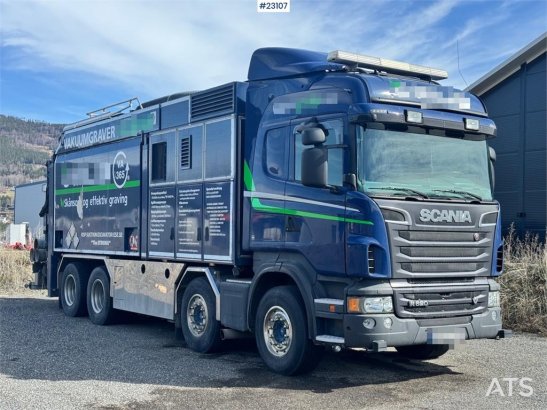 Scania R620 Vacuum Excavator – 43,000 m³ per hour – 245,0 R620 Vacuum Excavator – 43,000 m³ per hour – 245,0 2013 2 Crawle...