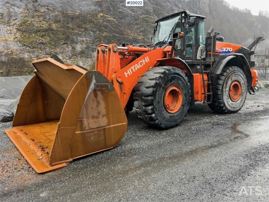 Hitachi zw370-6 wheel loader w/ scale, printer & bucket 10071 2018 2 Wheel Loaders image 25