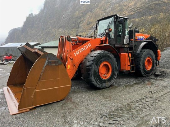 Hitachi zw370-6 Wheel loader w/ scale, printer and bucket 10071 2019 2 Wheel Loaders image 28