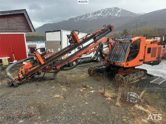 Tamrock 500 drilling rig w/ full set of new drill rods and Tamrock 500 drilling rig w/ full set of new drill rods and 2000...