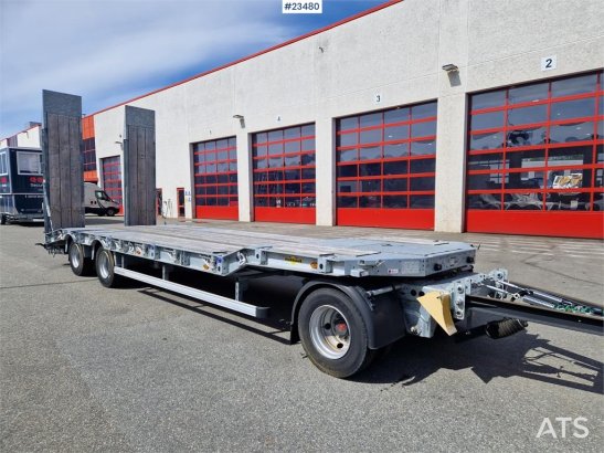 Humbaur HTD 30 3-axle machinery trailer with double loadin Humbaur HTD 30 3-axle machinery trailer with double loadin 2 Lo...