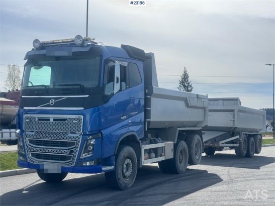 Volvo FH750 6x4 tipper truck with Maur tri-axle trailer 590 2018 2 Tipper trucks image 16