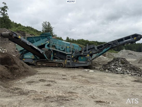 Powerscreen Warrior 1400X screening plant Warrior 1400X screening plant 2014 2
