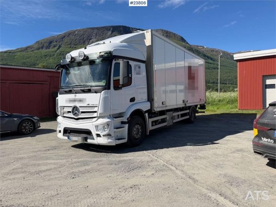 Mercedes-Benz Actros 1835L 4x2 box truck w/ ADR rigged, new clut Actros 1835L 4x2 box truck w/ ADR rigged, new clut 2014 2...