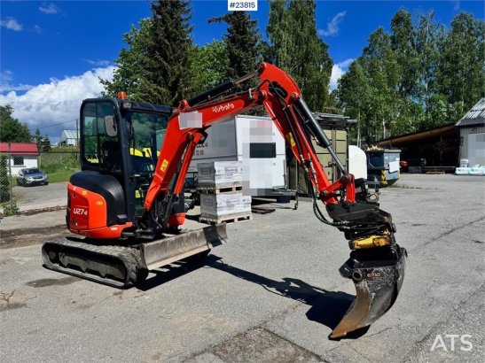 Kubota U27-4 Mini Excavator with Rototilt and 2 Buckets – 10085 2019 2 image 16