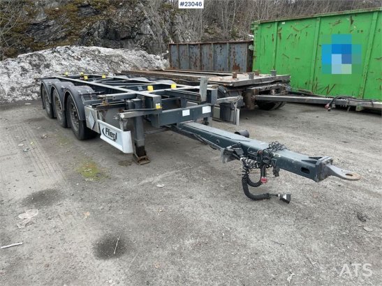 Fliegl 3 axle container trailer. Fliegl 3 axle container trailer. 2019 2