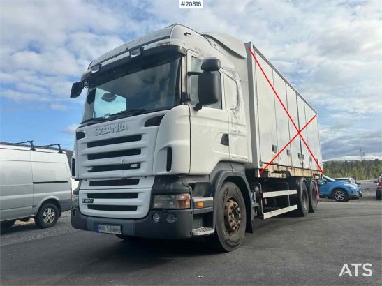 Scania R480 3 axle container truck with/ lift. R480 3 axle container truck with/ lift. 2008 2