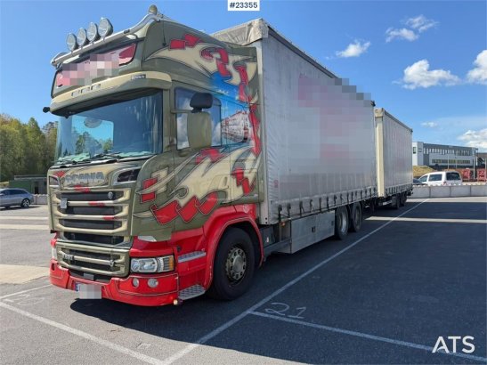 Scania R520 6x2 box truck with a 2-axle Schmitz Cargobull R520 6x2 box truck with a 2-axle Schmitz Cargobull 2017 2